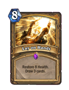 Карта Hearthstone «Возложение рук»