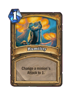 Карта Hearthstone «Смирение»