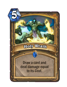 Карта Hearthstone «Гнев небес»