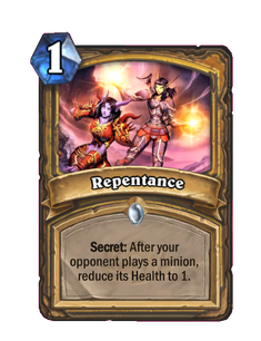 Карта Hearthstone «Покаяние»