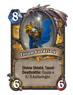 Карта Hearthstone «Тирион Фордринг»