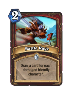 Карта Hearthstone «Боевая ярость»