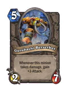 Карта Hearthstone «Берсерк Гурубаши»