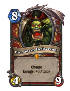 Карта Hearthstone «Громмаш Адский Крик»