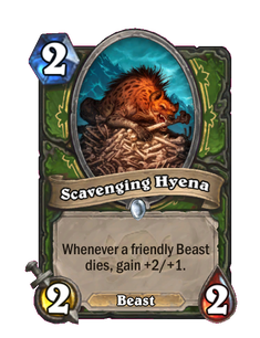 Карта Hearthstone «Гиена-падальщица»