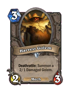 Карта Hearthstone «Уборочный голем»