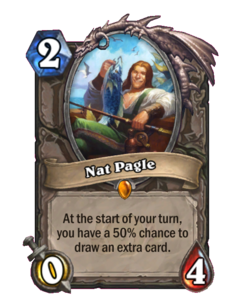 Карта Hearthstone «Нат Пэгл»