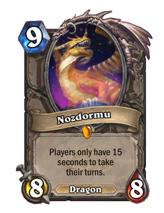 Карта Hearthstone «Ноздорму»