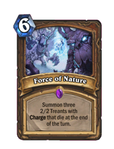 Карта Hearthstone «Сила природы»