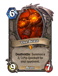 Карта Hearthstone «Чудовище»