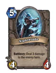 Карта Hearthstone «Ночной Клинок»