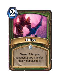 Карта Hearthstone «Снайперский выстрел»