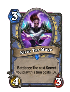 Карта Hearthstone «Маг Кирин-Тора»