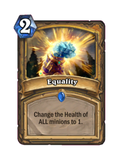 Карта Hearthstone «Равенство»