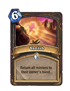 Карта Hearthstone «Исчезновение»