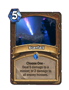 Карта Hearthstone «Звездопад»