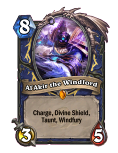 Карта Hearthstone «Ал'акир»