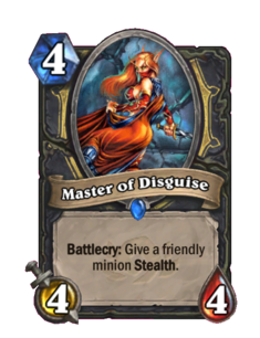 Карта Hearthstone «Мастер маскировки»