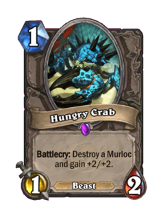 Карта Hearthstone «Голодный краб»