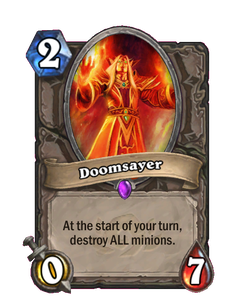 Карта Hearthstone «Вестник рока»