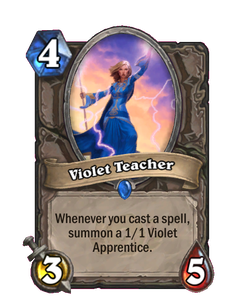 Карта Hearthstone «Учительница магии»