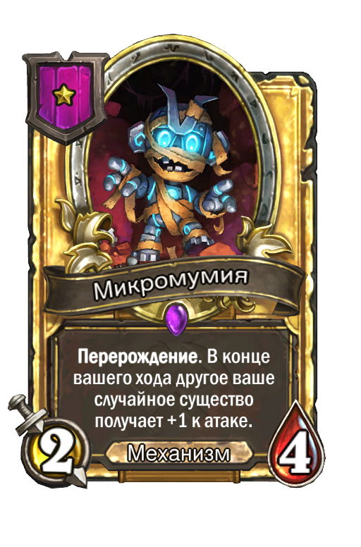 Золотая карта «Микромумия»