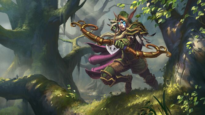 Alleria Windrunner, full art