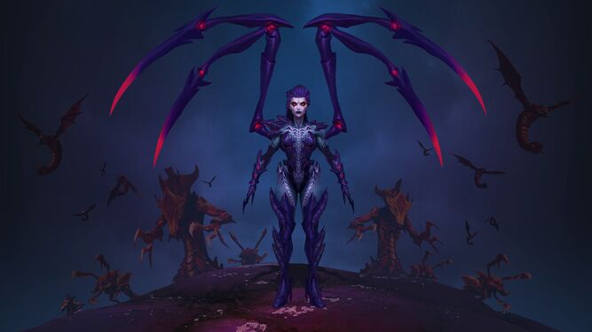 Arachnid Kerrigan, full art