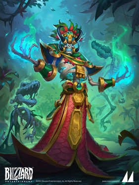 Archaeo-Lich Kel'Thuzad, full art