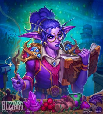 Bookworm Elise, full art
