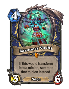 Карта Hearthstone «Baroness Vashj (Core)»