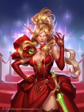 Center Stage Valeera, full art