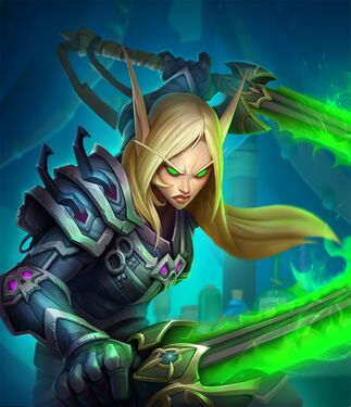Deathmantle Valeera, full art