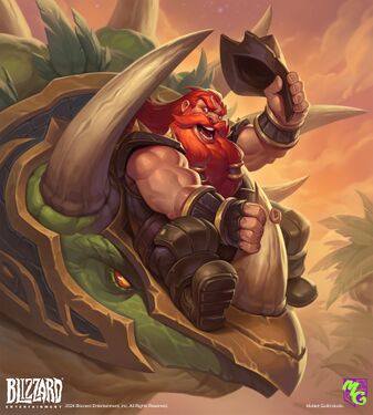 Dino Wrangler Brann, full art