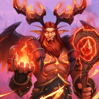 Druid of the Flame Malfurion, full art