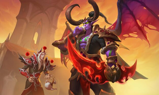 Ember Court Illidan, full art