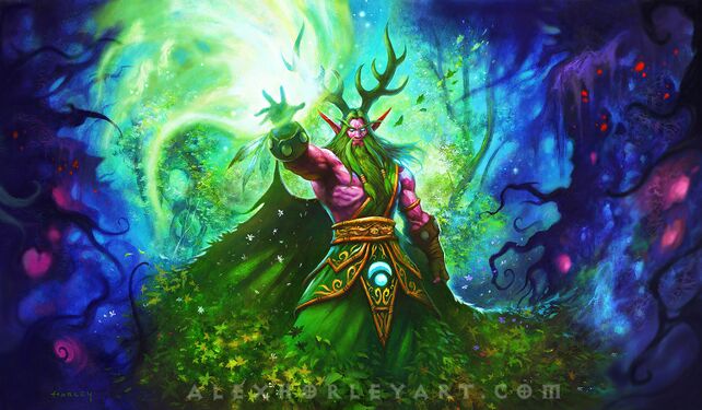 Emerald Malfurion, full art