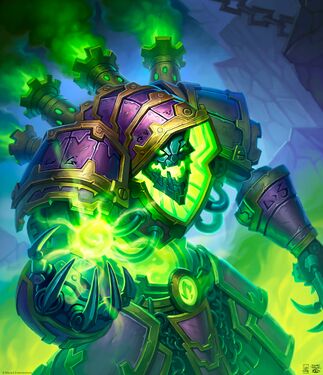 Fel Colossus Gul'dan, full art