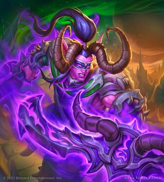 Felreaper Illidan, full art