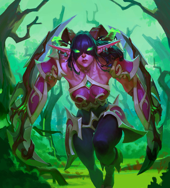 Felwood Protector Aranna, full art