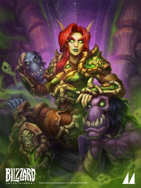 Ghoul Queen Scarlet, full art