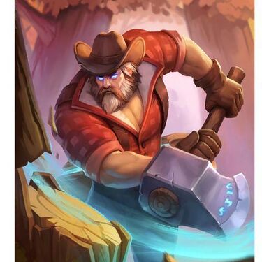 Frontiersman Uther, full art