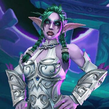 Night Warrior Tyrande, full art