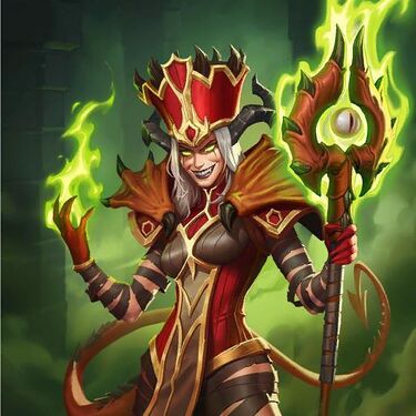 Demon Whitemane, full art