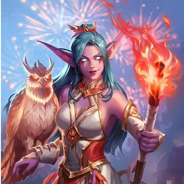 Torchbearer Tyrande, full art