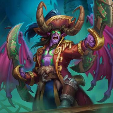 Pirate Illidan, full art