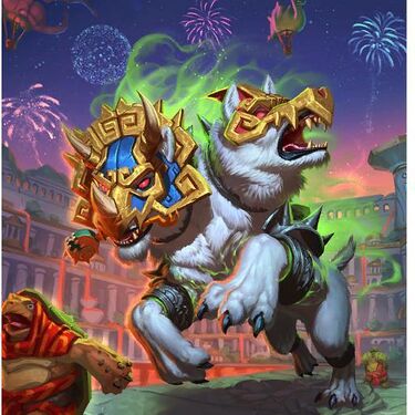 Dino Festival Omen, full art