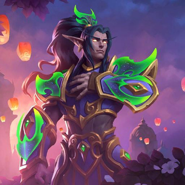 Lovestruck Illidan, full art