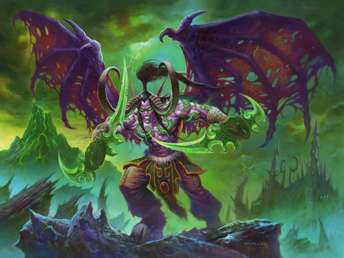 Illidan Stormrage, full art