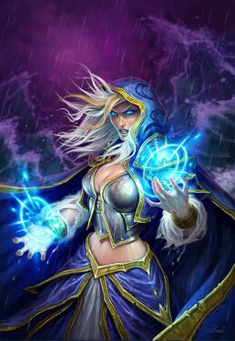 Jaina Proudmoore, original full art by Glenn Rane[2]